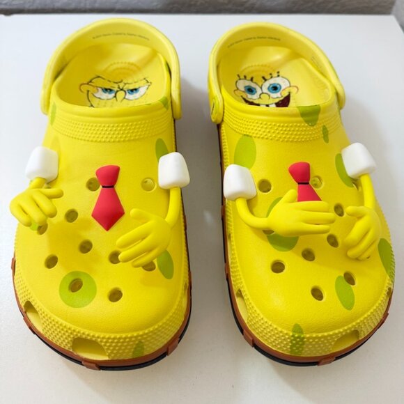 ? Crocs x SpongeBob SquarePants Classic Clogs {Men 10 / Women 12} Yellow EUC main image 7